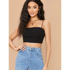 Black Crop Top